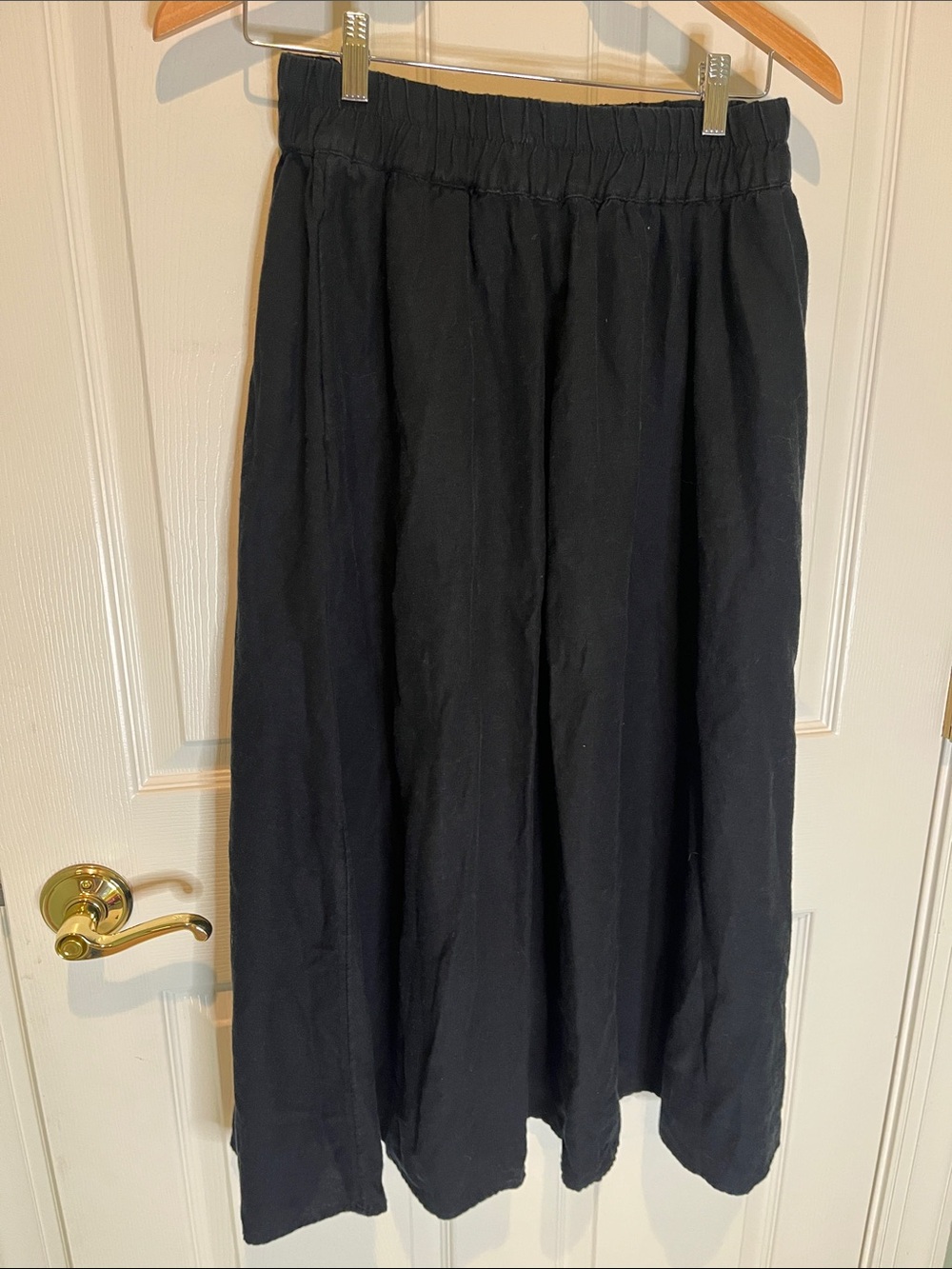 a new day Black Maxi Skirt with Elastic Waist